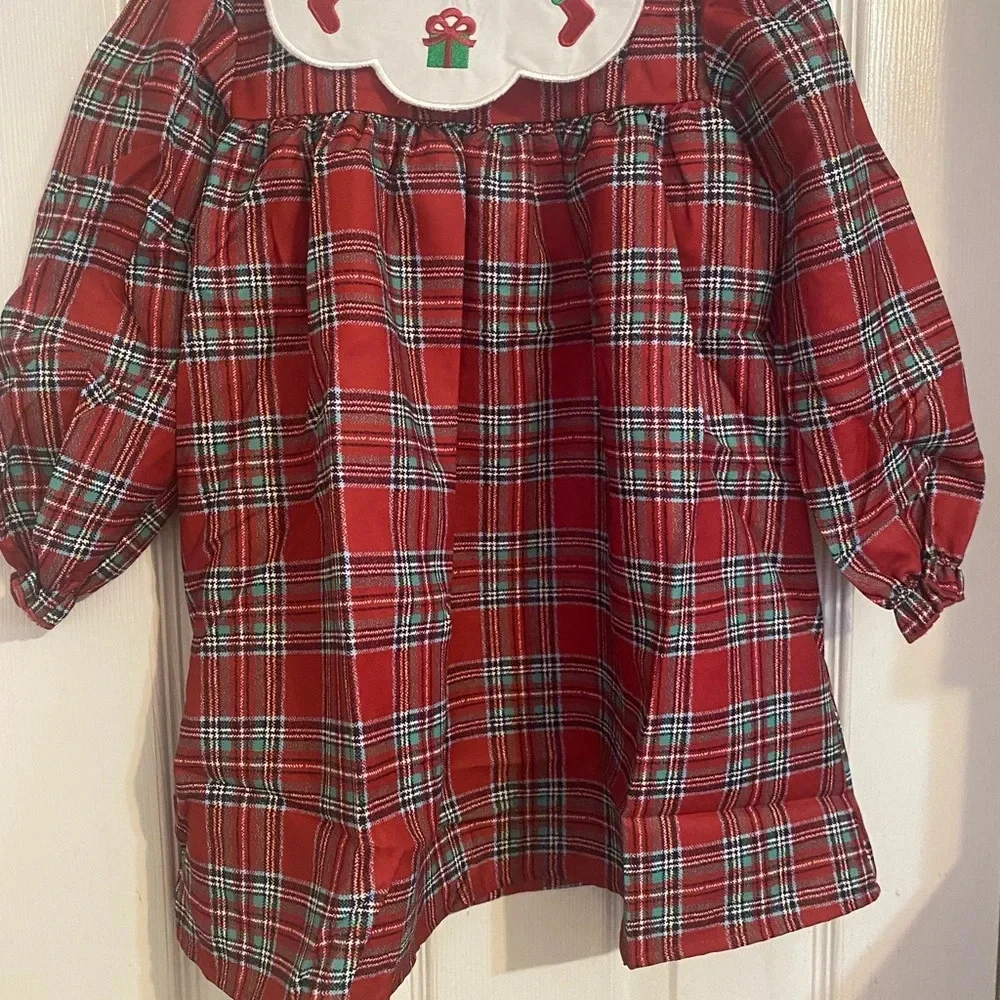 New Plaid Christmas Dress